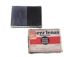 cca 1930-1940 Üvegnegatívok dobozban, különféle témában