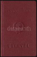 1963 Keményfedeles fényképes útlevél, 3x100 Ft illetékbélyeggel