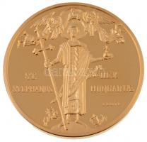 Lebó Ferenc (1960-) 1994. "Attila találkozása Nagy Szent Leó Pápával / Szent István" arany...