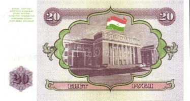 Tadzsikisztán 1994. 1R, 5R, 10R, 20R, 50R T:I Összesen 5 klf db!