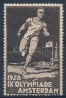 1928 Levélzáró az amszterdami olimpiáról, R!
