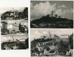 Pannonhalma. Képzőművészeti Alap Kiadóvállalat - 5 db modern képeslap (apátság, rendház, ebédlő belső