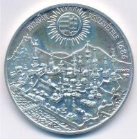1986. 500Ft Ag "Budavár visszavétele 1686" T:BU  Adamo EM97
