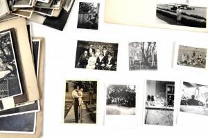 cca 1914-1975 egyes fotó tétel, kb. 60-70 db fotó, változó állapotban, 23x17 cm és 6x4 cm közötti mé...