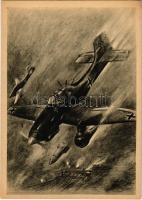 Deutsche Stukas greifen an. Der Adler die grosse Luftwafen Illustrierte / German Junkers Ju 87 aircraft s: R. Hess