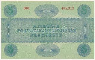 1919. 5K "OSZTRÁK-MAGYAR BANK BANKJEGYEIRE" T:I,I- Adamo K8.1