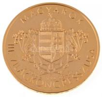 Bognár György (1944-) 1992. "Magyarok III. Világkongresszusa / Kőrösi Csoma Sándor" aranyo...