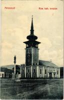 1911 Mecenzéf, Metzenzéf, Metzenseifen, Medzev; Római katolikus templom. W. L. Bp. 2627. / Catholic church (EK)
