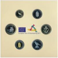 2011. 5Ft-200Ft (6xklf) "Az Európai Unió Tanácsának magyar elnöksége" forgalmi sor szettbe...