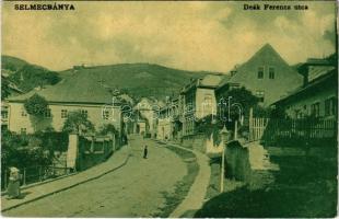 Selmecbánya, Banská Stiavnica; Deák Ferenc utca. Grohmann kiadása / street view (EK)