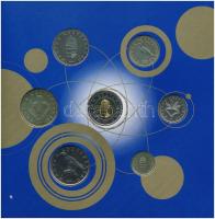 2000. 1Ft-100Ft (7xklf) forgalmi sor szettben + "200Ft Millenium" T:BU Adamo FO33