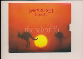 Ausztrália 1989. 1c-2$ (8xklf) forgalmi sor eredeti tokban T:1 Australia 1989. 1 Cent - 2 Dollars (8xdiff) coin set in original case C:UNC