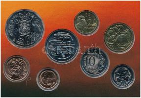 Ausztrália 1989. 1c-2$ (8xklf) forgalmi sor eredeti tokban T:1 Australia 1989. 1 Cent - 2 Dollars (8...