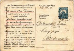 1930 A vezető páros! Triple Shell olaj és Golden Shell olaj. Shell Kőolaj Részvénytársaság reklámlap...