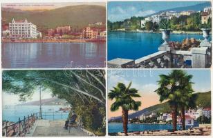 Abbazia, Opatija; - 7 db RÉGI városképes lap / 7 pre-1945 town-view postcards