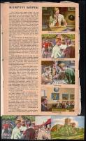 cca 1930 Szent István Cikóriagyár 2 gyűjtői albuma: 
Magyar Történelmi Pillanatképek (3. sz.), Kárp...