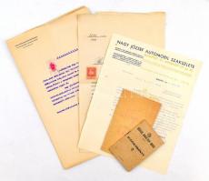 cca 1902-1937 Aradi születésű Nagy Lajos okleveles gépészmérnök okmányai, elemi, reáliskolai és polg...