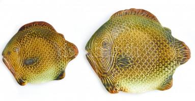 Gránit halas étkészlet: 5 db nagytányér, 4 db kistányér, 2 db mélytányér, 1 db só/bors tartó. Kézzel...