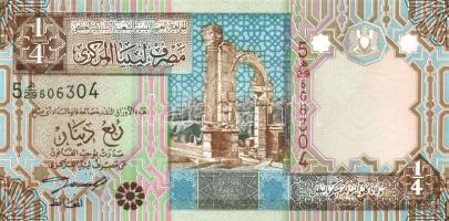 Líbia 2002. 1/4D T:I + Szíria 1991. 5Ł T:I