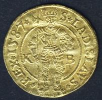 1587KB Aranyforint Au 3,18g II. Rudolf későbbi öntvény T:2