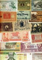 48db bankjegy, egész világ, főleg modern, pár jobbal T:I