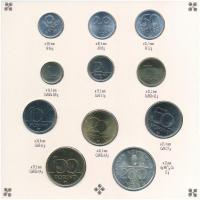 1993. 10f-200Ft (11xklf) forgalmi sor dísztokban, benne 1993. 200Ft Ag "MNB", "Magyar...