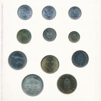 1993. 10f-200Ft (11xklf) forgalmi sor dísztokban, benne 1993. 200Ft Ag "MNB", "Magyar...