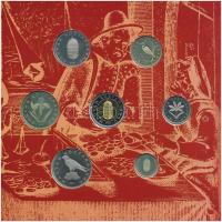 2001. 1Ft-100Ft (7xklf) forgalmi sor dísztokban, "Magyarország pénzérméi" sorozat T:PP 
A...