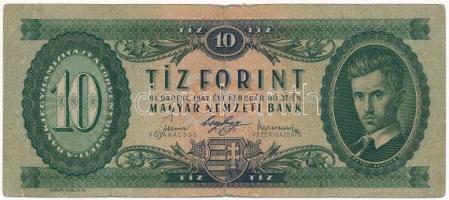 1947. 10Ft "A259 037358" T:III,III-  Adamo F2