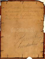 Olvashatatlan jelzéssel, feltehetően 1900-1925 körül működött festő alkotása: Menyecske virággal. Ol...