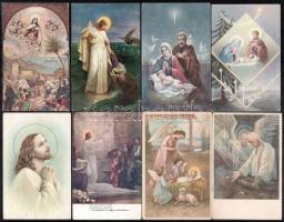 74 db RÉGI motívum képeslap: vallás / 74 pre-1945 motive postcards: religion