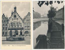 60 db RÉGI képeslap: külföldi városok és motívumok / 60 pre-1945 postcards: European towns and motiv...