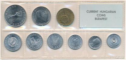 1971. 2f-10Ft (9xklf) érmés forgalmi sor fóliatokban T:1