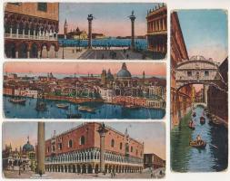 7 db RÉGI olasz mini város képeslap / 7 pre-1945 Italian town-view mini postcards