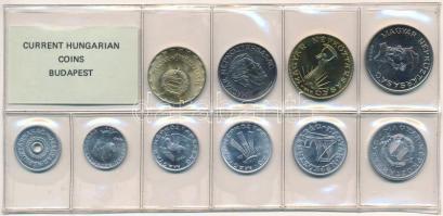 1986. 2f-20Ft (10xklf) érmés forgalmi sor fóliatokban T:1