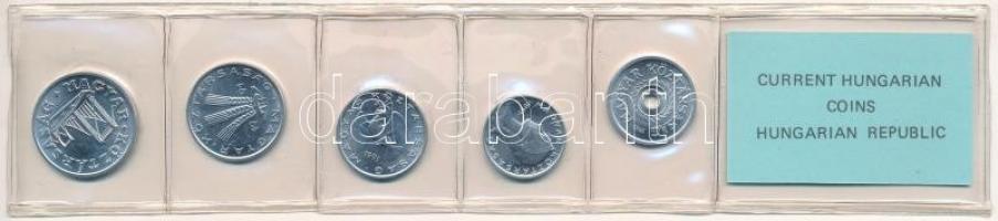 1991. 2f-50f (5xklf) érmés forgalmi sor fóliatokban T:1