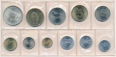 1993. 10f-200Ft (11xklf) érmés forgalmi sor fóliatokban (címke nélkül) T:1