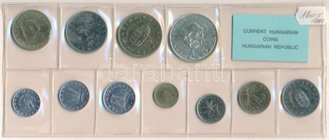 1994. 10f-200Ft (11xklf) érmés forgalmi sor fóliatokban T:1