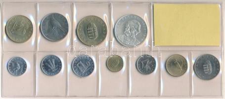 1995. 10f-200Ft (11xklf) érmés forgalmi sor fóliatokban T:1