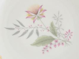 Bavaria kétszemélyes porcelán reggeliző készlet, csészék aljakkal és tányérokkal. Matricás, jelzett,...