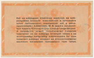 1946. 100.000.000AP T:III szép papír Adamo P55