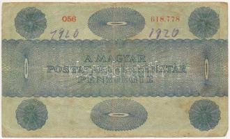 1919. 5K "MÁS TÖRVÉNYES..." T:III Adamo K8.1