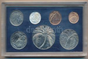 Szamoa 1974. 1s-1T (7xklf) forgalmi szett műanyag tokban T:1 
Samoa 1974. 1 Sene - 1 Tala (7xdiff) ...