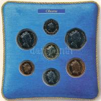 Nagy-Britannia 1988. 1p-1Ł (7xklf) forgalmi sor karton díszcsomagolásban T:BU 
Great Britain 1988. ...