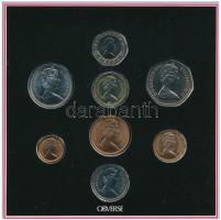 Nagy-Britannia 1983. 1/2p-1Ł (8xklf) forgalmi sor karton díszcsomagolásban, külső tok nélkül  T:1 
...