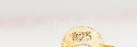 Aranyozott ezüst(Ag) nyaklánc, jelzett, h: 82 cm, bruttó: 12,44 g