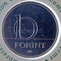 2005. 10Ft Cu-Ni "József Attila" sorszámozott emléklapon (5x, sorszámkövető) T:1