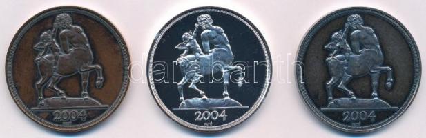 Pató Róza (1934- ) 2004. "Nagytétényi Kastélymúzeum - 1 Tétényi Korona" ezüstözött fém és ...