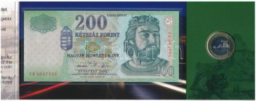 2009. 200Ft elsőnapi veret, sorszámozott díszcsomagolásban + 2006. 200Ft "FB" "Búcsú ...