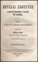 Egyházi könyvtár a magyar reformált vallásu nép számára. I. évf. I-IV. füzet. Szerk.: Révész Bálint....